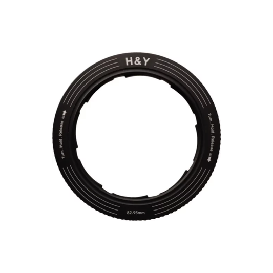 H&Y Filters REVORING 82-95mm Variable Adapter for 95mm Filters available for rent at Camera Club Bangalore.