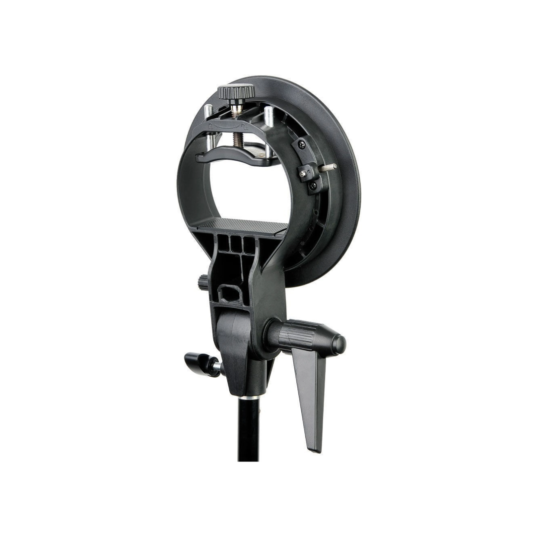 Godox S-Type Custom Flash Bracket with Bowens mount available for rent at Camera Club Bangalore