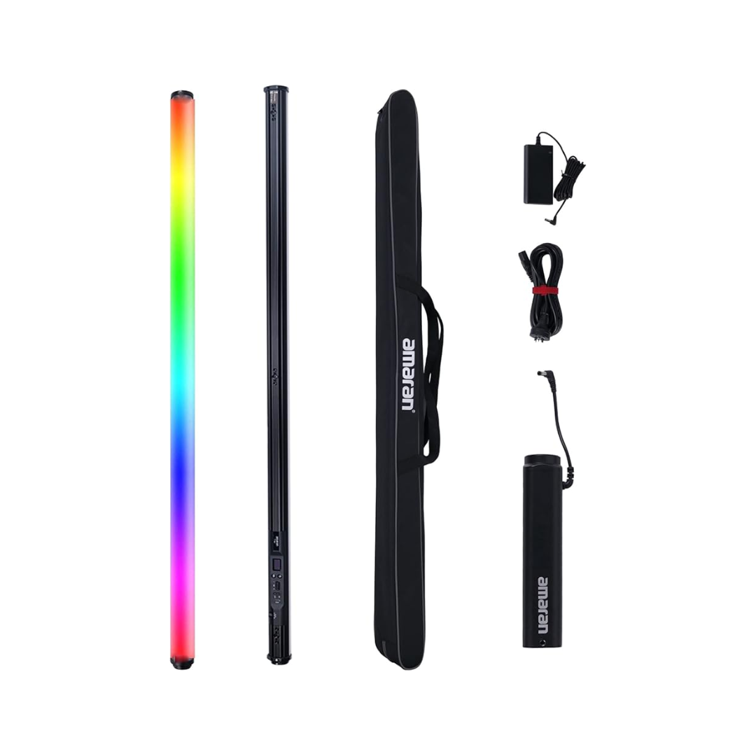 Amaran T4C RGBWW LED Tube Light 4ft (120cm) available for rent at Camera Club Bangalore for film, photography, and video lighting.