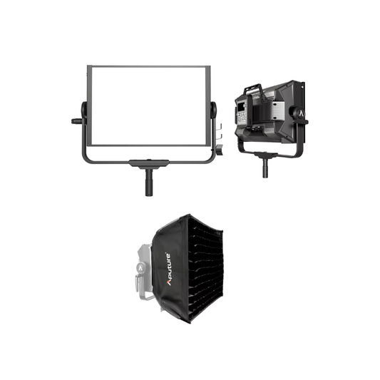 Aputure Nova P300c RGBWW LED Panel with Softbox available for rent at Camera Club Bangalore