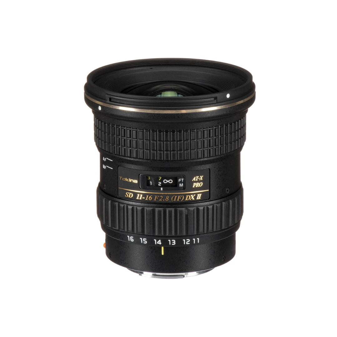Used Tokina AT-X Pro SD 11-16mm f/2.8 IF DX II ultra-wide zoom lens available at Camera Club.