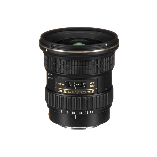 Used Tokina AT-X Pro SD 11-16mm f/2.8 IF DX II ultra-wide zoom lens available at Camera Club.