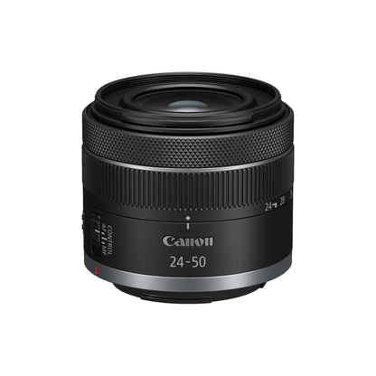 Used Canon RF 24-50mm f/4.5-6.3 IS STM Lens for Canon EOS R Series Mirrorless Cameras available at Camera Club.