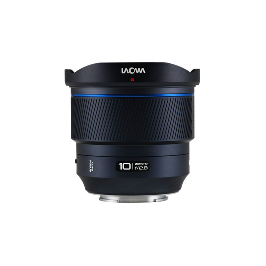 Laowa AF 10mm f/2.8 Zero-D FF ultra-wide full-frame lens for Sony FE available for rent at Camera Club