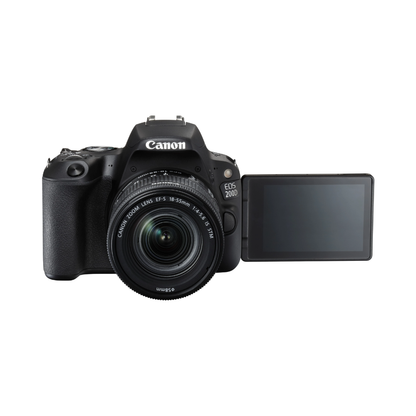 Used Canon EOS 200D DSLR Camera with EF-S 18-55mm IS STM kit lens available at Camera Club