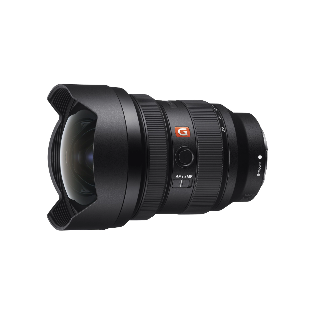 Sony FE 12-24mm f/2.8 GM ultra-wide zoom lens available for rent in Bangalore from Camera Club.