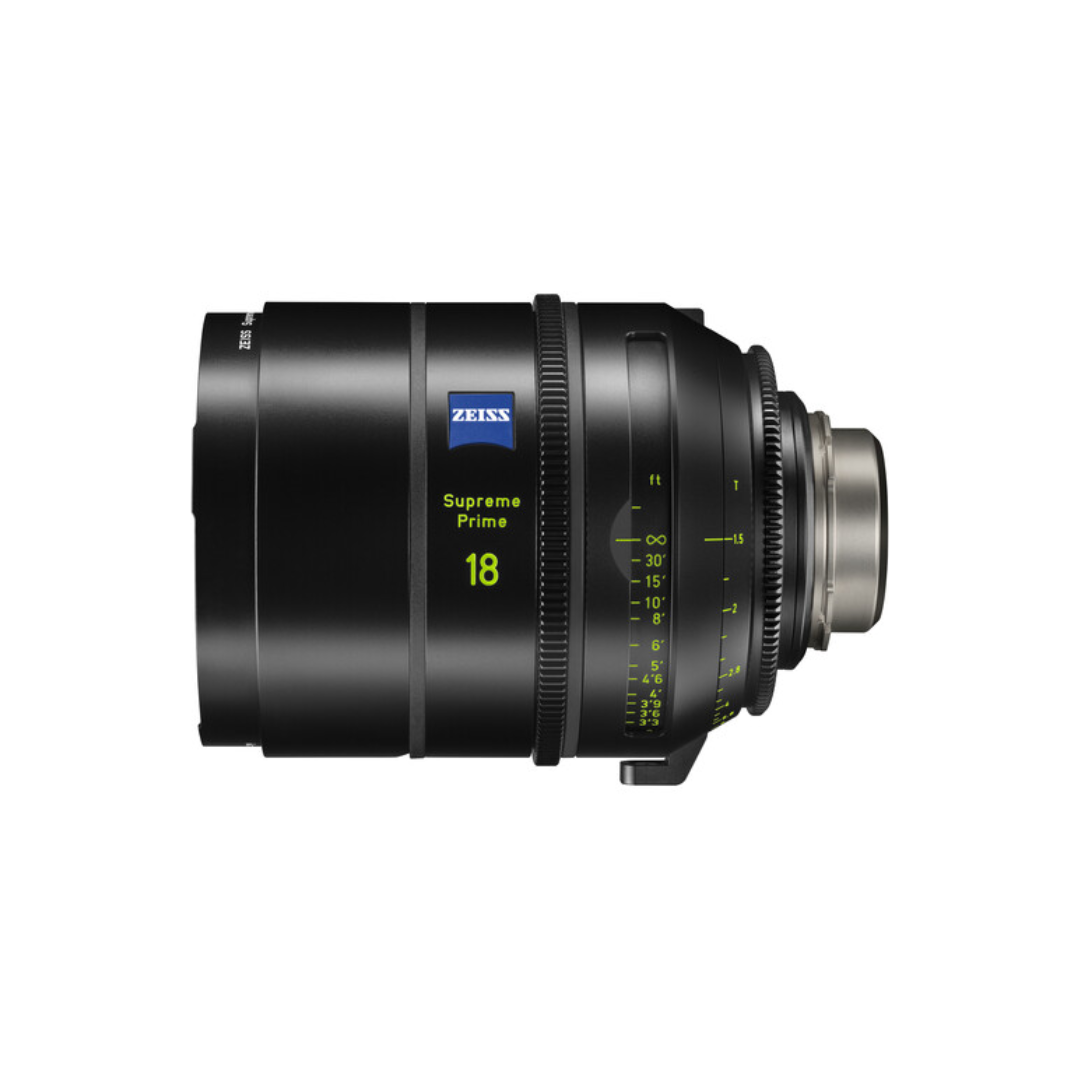 ZEISS Supreme Prime 18mm T1.5 cine lens available for rent at Camera Club Bangalore
