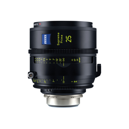 ZEISS Supreme Prime 25mm T1.5 cinema lens available for rent in Bangalore from Camera Club.