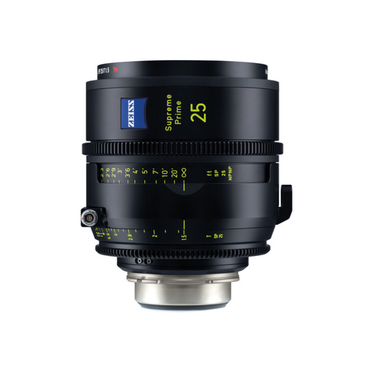 ZEISS Supreme Prime 25mm T1.5 cinema lens available for rent in Bangalore from Camera Club.