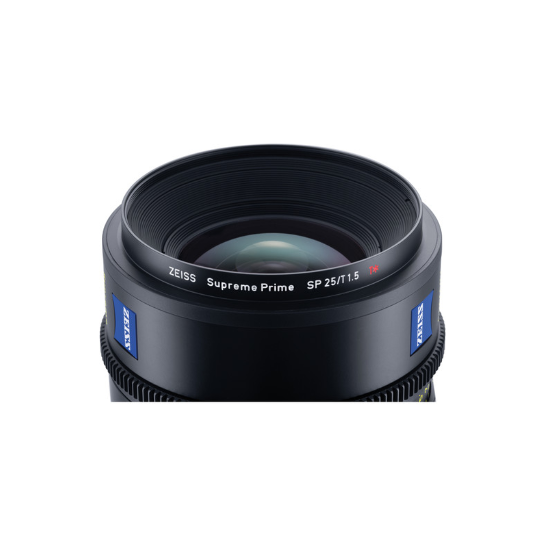 ZEISS Supreme Prime 25mm T1.5 cinema lens available for rent in Bangalore from Camera Club.