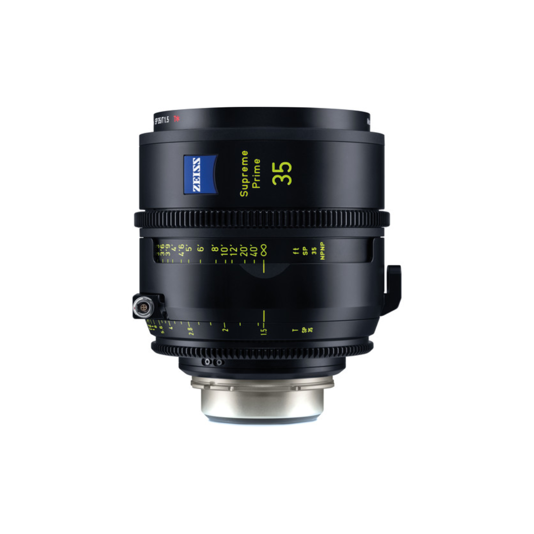 ZEISS Supreme Prime 35mm T1.5 cinema lens available for rent in Bangalore from Camera Club.