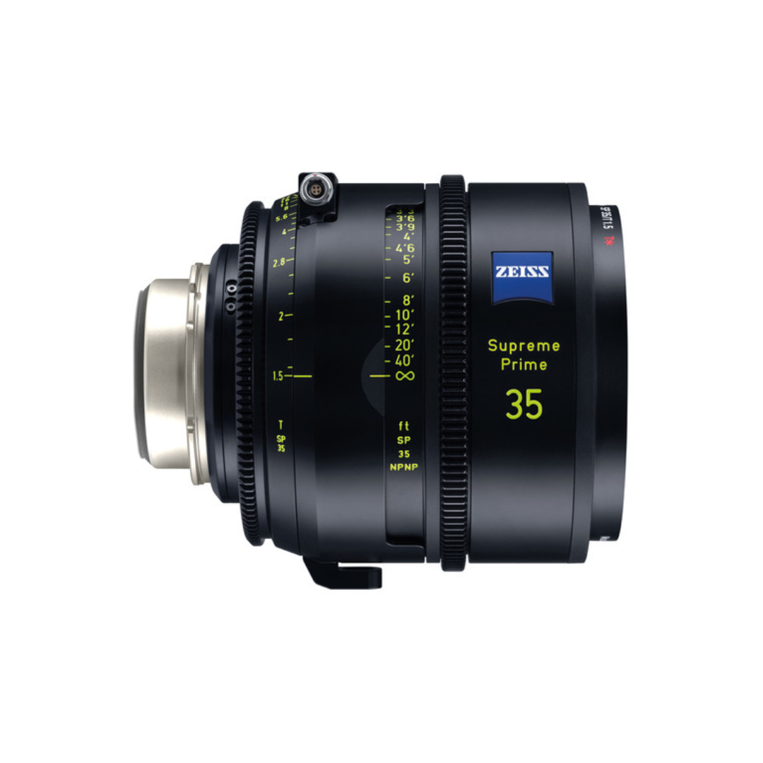 ZEISS Supreme Prime 35mm T1.5 cinema lens available for rent in Bangalore from Camera Club.