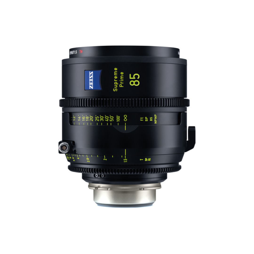 ZEISS Supreme Prime 85mm T1.5 cinema lens available for rent in Bangalore from Camera Club.