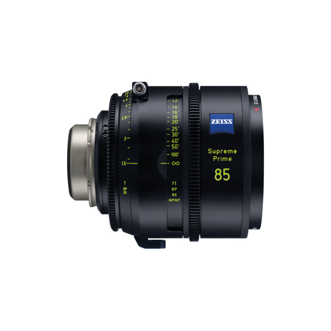 ZEISS Supreme Prime 85mm T1.5 cinema lens available for rent in Bangalore from Camera Club.