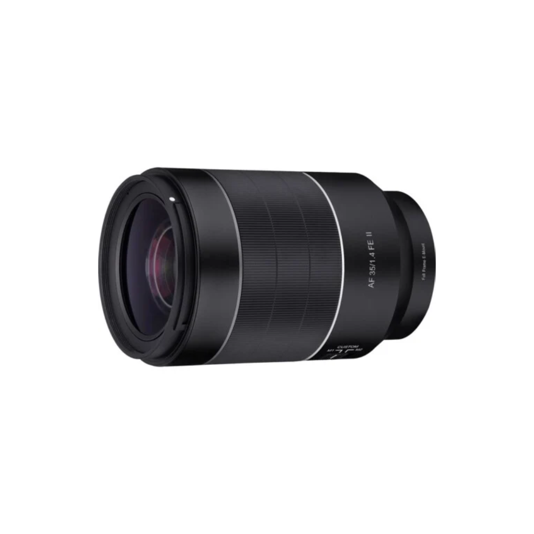 Used Samyang 35mm f/1.4 AF II autofocus lens for Sony E-mount cameras