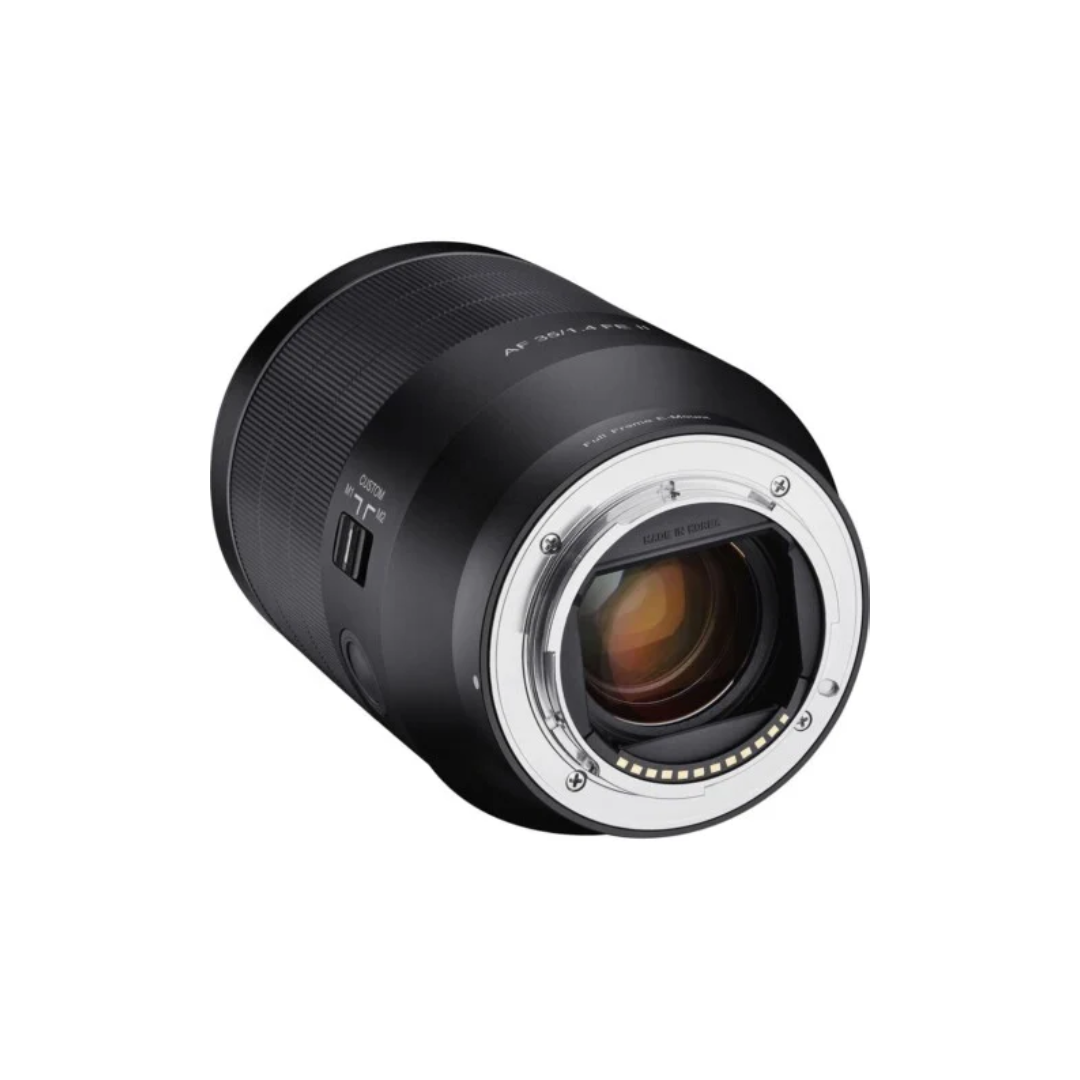 Used Samyang 35mm f/1.4 AF II autofocus lens for Sony E-mount cameras