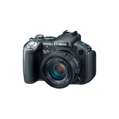 Used Canon PowerShot S5 IS digital camera with built-in zoom lens