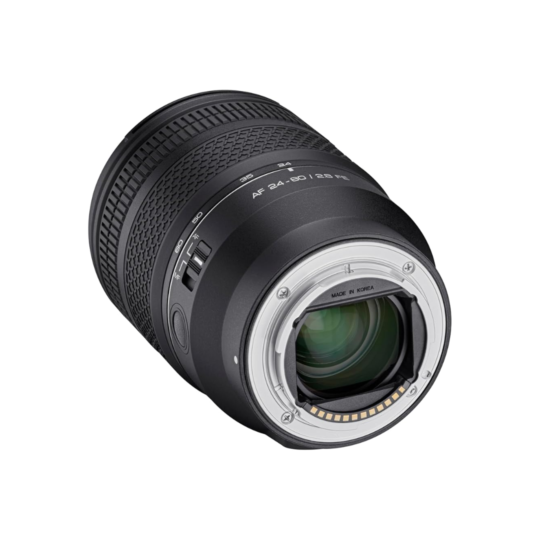 Samyang AF 24-60mm F2.8 full frame zoom lens for Sony E-mount mirrorless camera