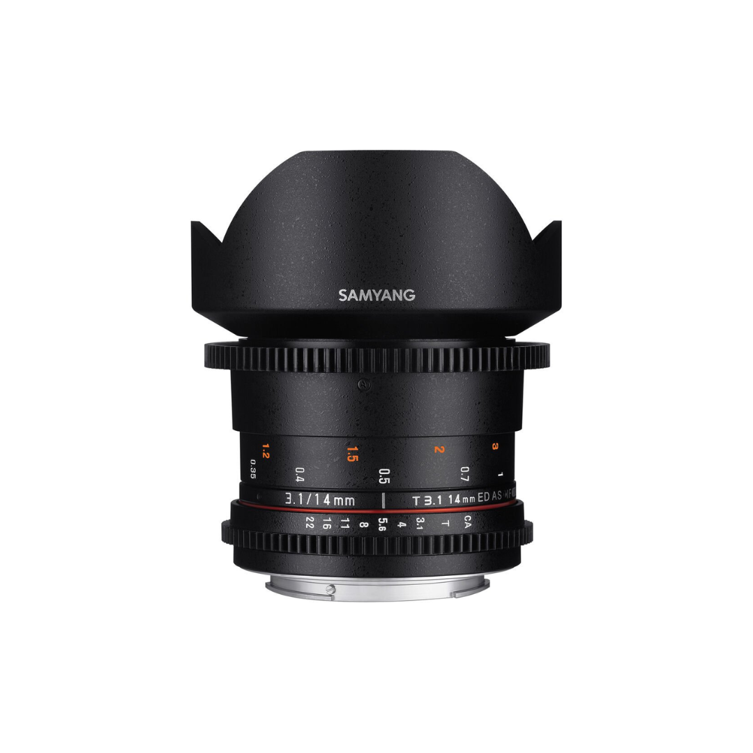 Used Samyang 14mm T3.1 VDSLR II Cine Lens for Sony E-Mount