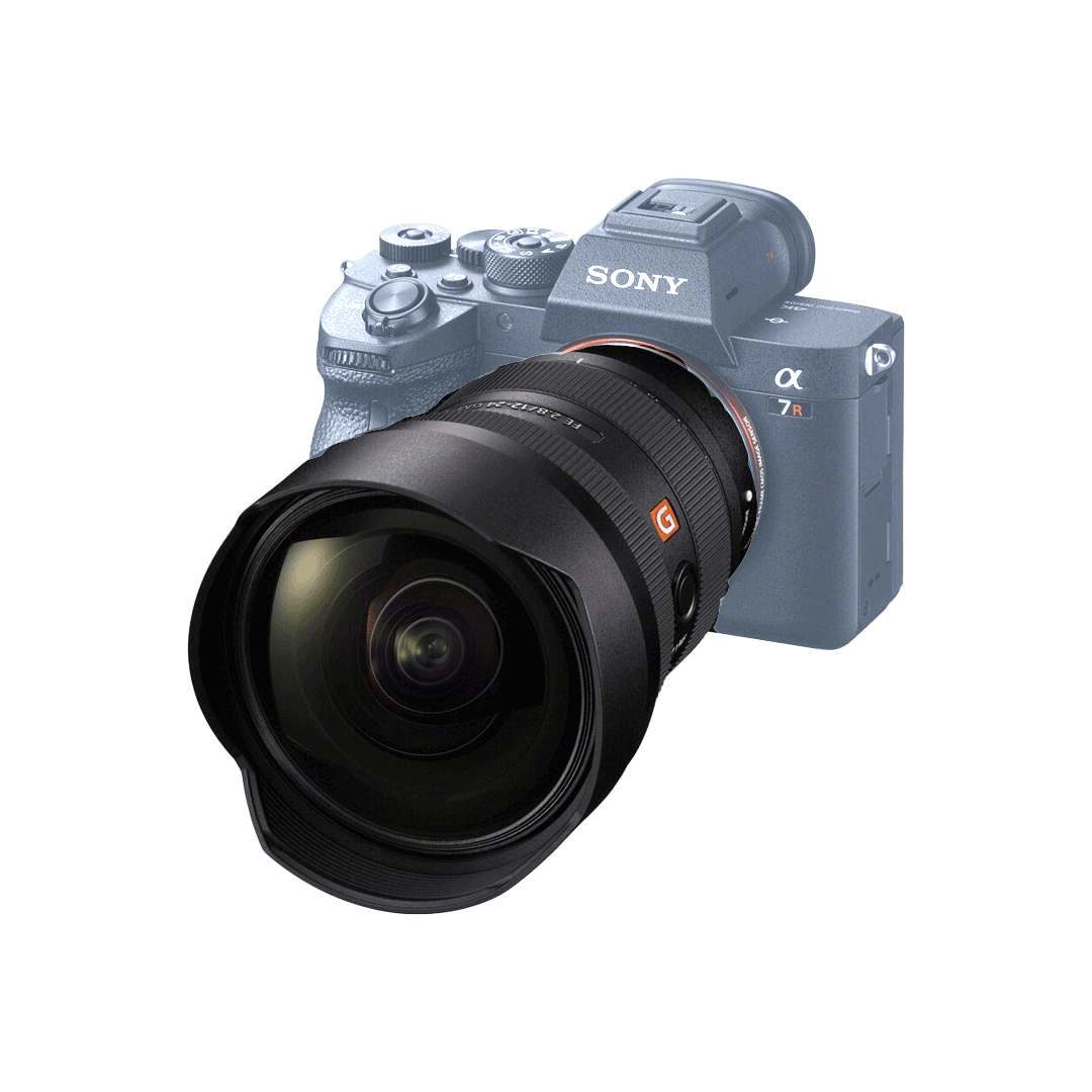 Sony FE 12-24mm f/2.8 GM ultra-wide zoom lens available for rent in Bangalore from Camera Club.