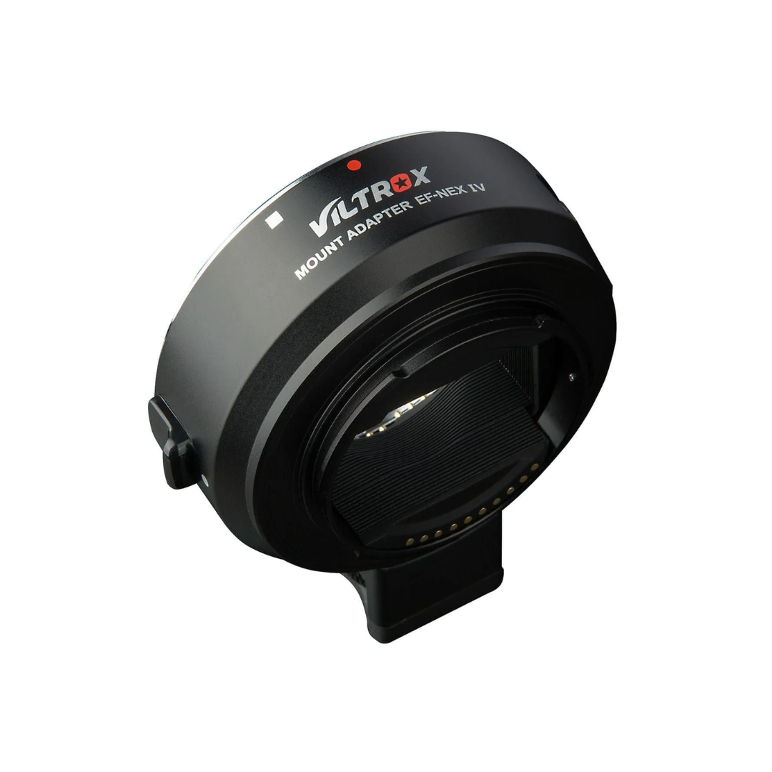 Viltrox EF-NEX IV Canon EF to Sony E-Mount Lens Adapter for Compatible Sony Cameras