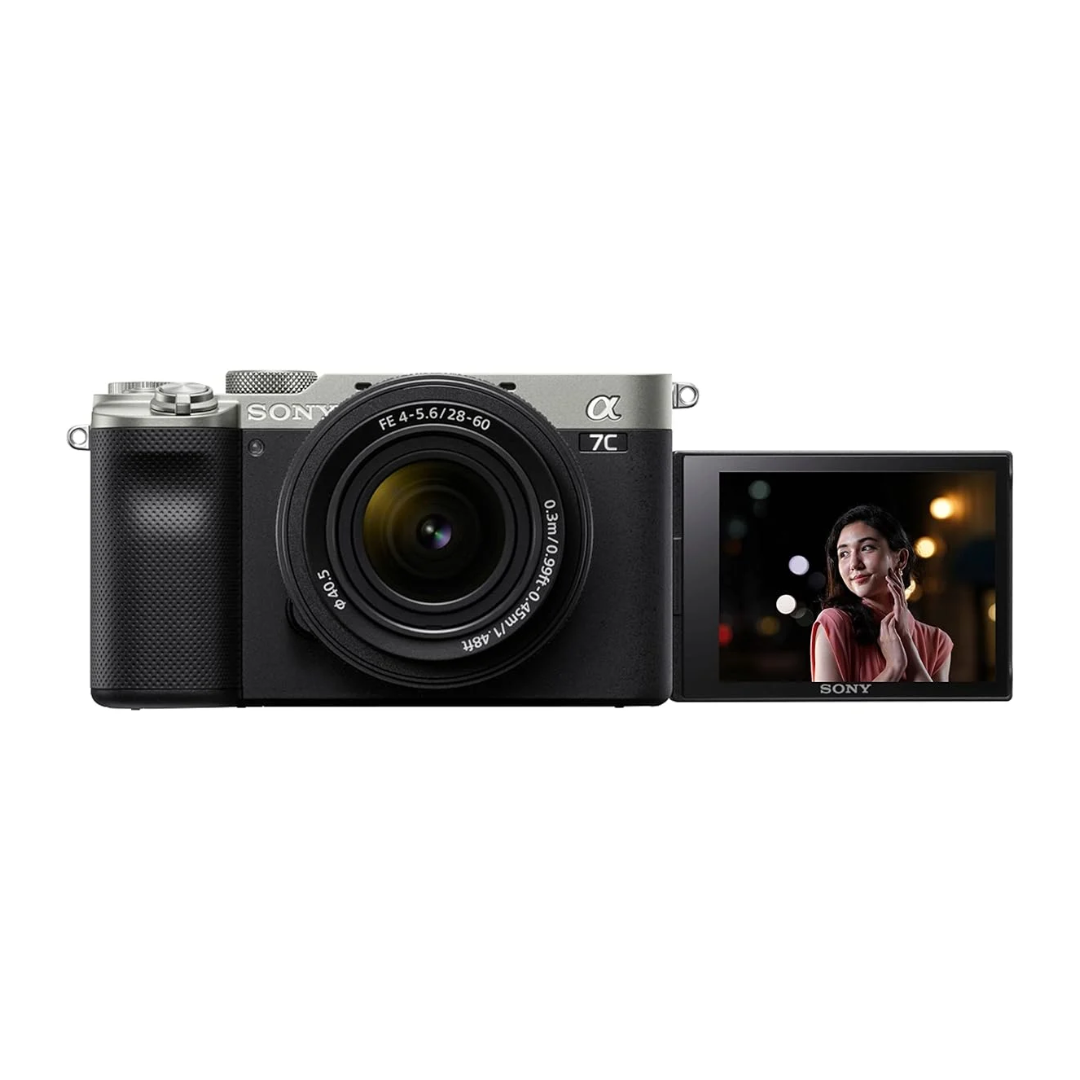 Unboxed Sony Alpha ILCE-7CL full-frame mirrorless camera with 28-60mm zoom lens