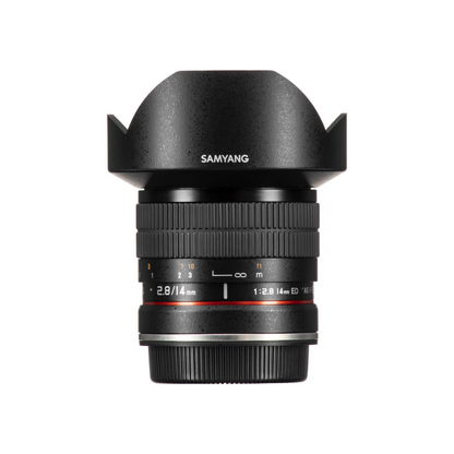 Used Samyang 14mm f/2.8 ED AS IF UMC Ultra-Wide-Angle Lens for Canon EF Mount