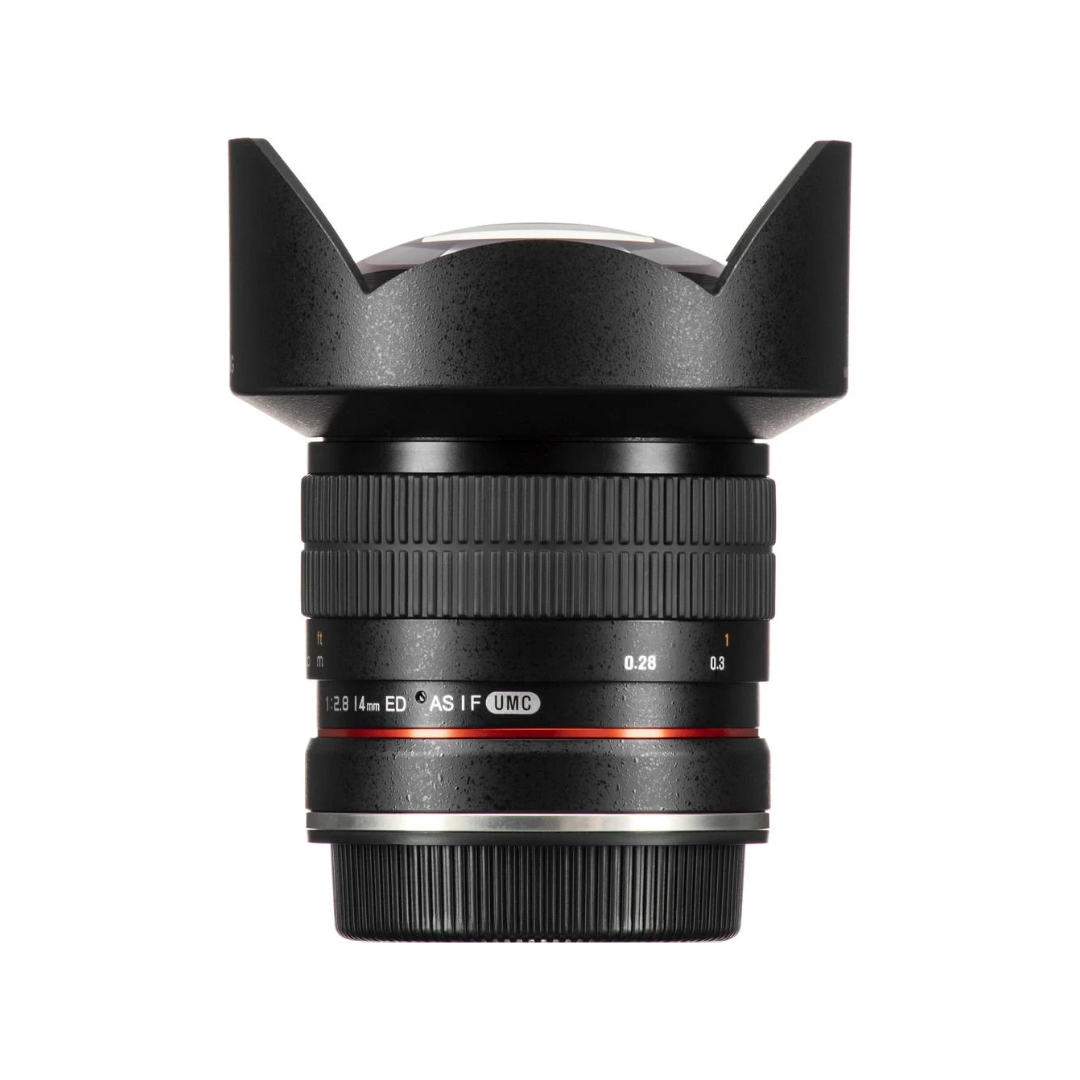 Used Samyang 14mm f/2.8 ED AS IF UMC Ultra-Wide-Angle Lens for Canon EF Mount