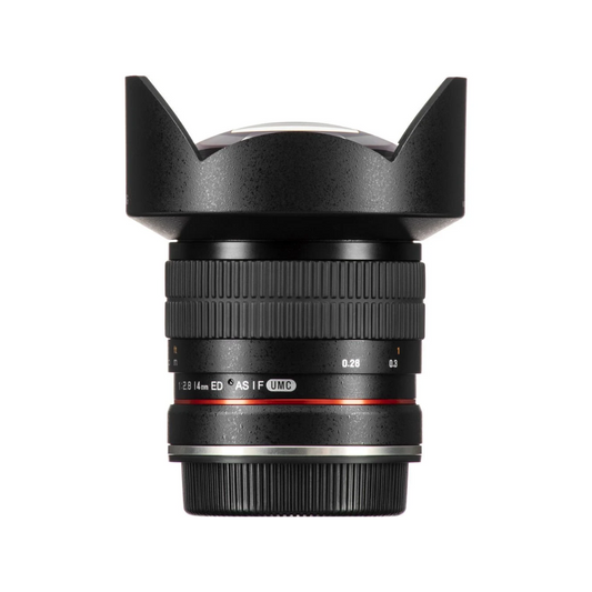 Used Samyang 14mm f/2.8 ED AS IF UMC Ultra-Wide-Angle Lens for Canon EF Mount