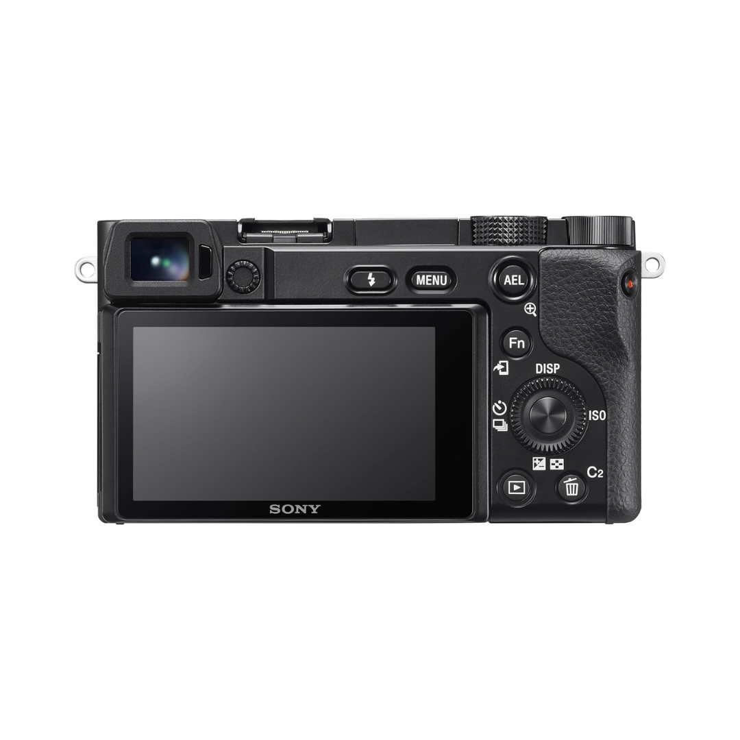 UNBOXED Sony Alpha ILCE-6100X Mirrorless Camera with Upgraded SELP1650 Version 2 Power Zoom Lens and SEL55210 Telephoto Zoom Lens