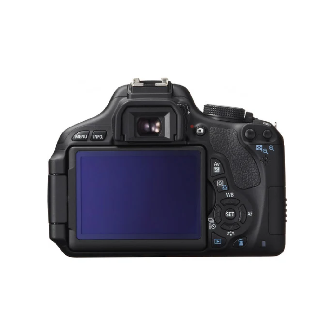 Used Canon EOS Rebel T3i DSLR camera with EF-S 18-55mm IS II lens