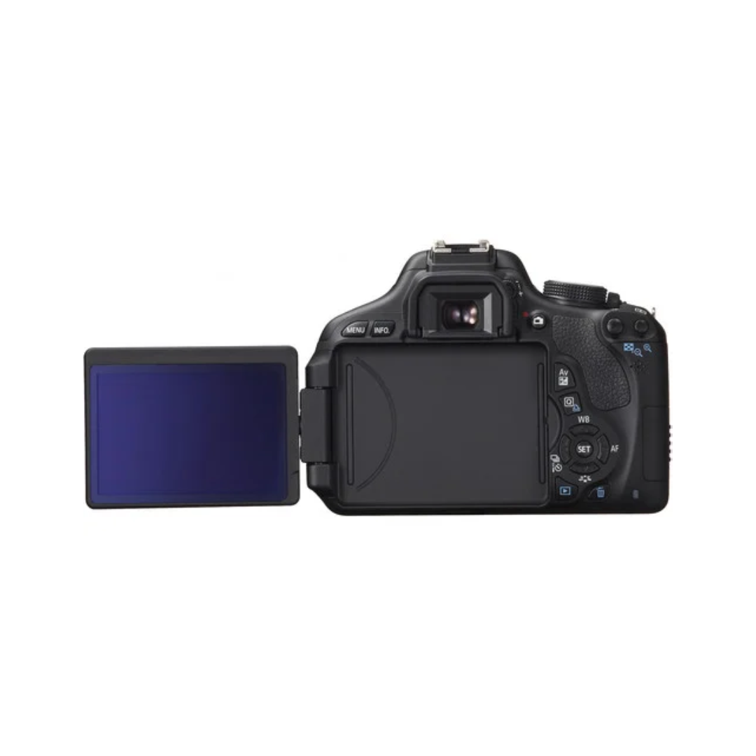 Used Canon EOS Rebel T3i DSLR camera with EF-S 18-55mm IS II lens