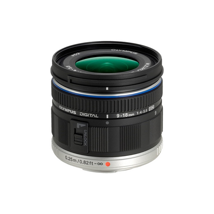 Unboxed Olympus M.Zuiko Digital ED 9-18mm f/4.0-5.6 ultra-wide-angle zoom lens for Micro Four Thirds cameras