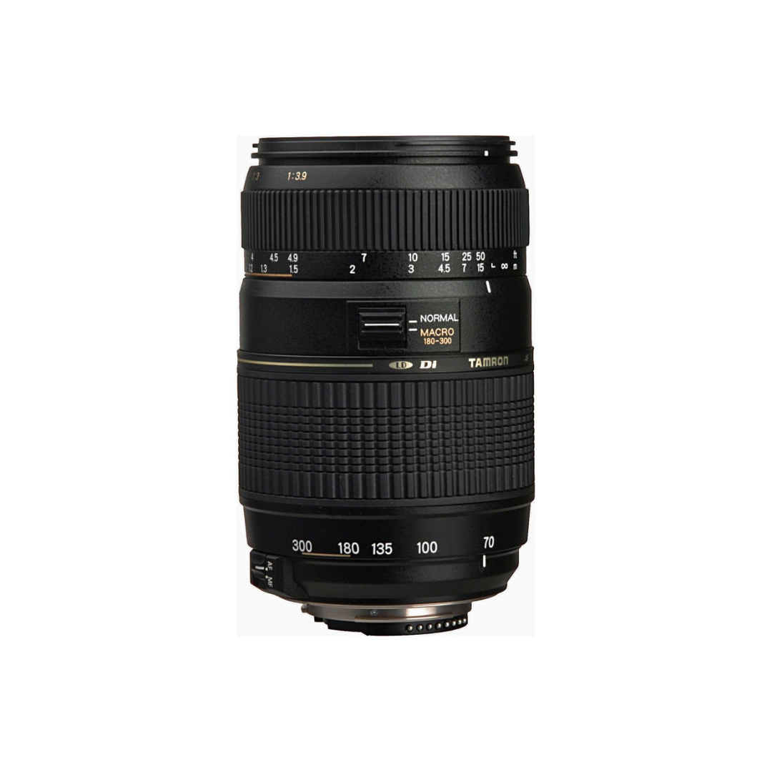 Used Tamron AF 70-300mm f/4-5.6 Di LD Macro Telephoto Zoom Autofocus Lens for Nikon DSLR Cameras
