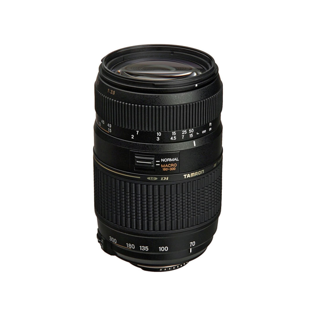 Used Tamron AF 70-300mm f/4-5.6 Di LD Macro Telephoto Zoom Autofocus Lens for Nikon DSLR Cameras