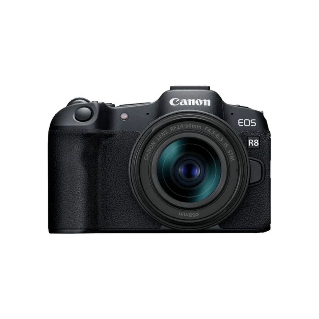 Used Canon EOS R8 mirrorless camera with RF 24-105mm F4-7.1 IS STM lens