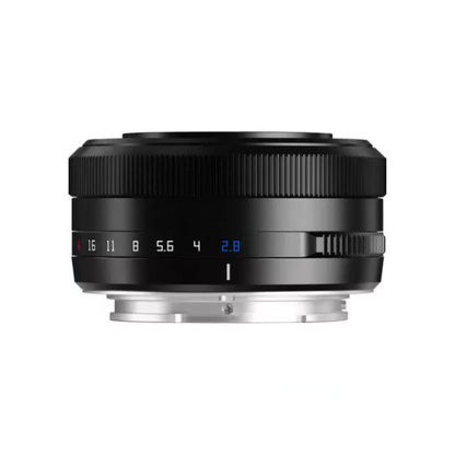 Used TTArtisan AF 27mm f/2.8 lens for Sony E-mount mirrorless cameras available at Camera Club. Compact autofocus prime lens for street, travel, and everyday photography.