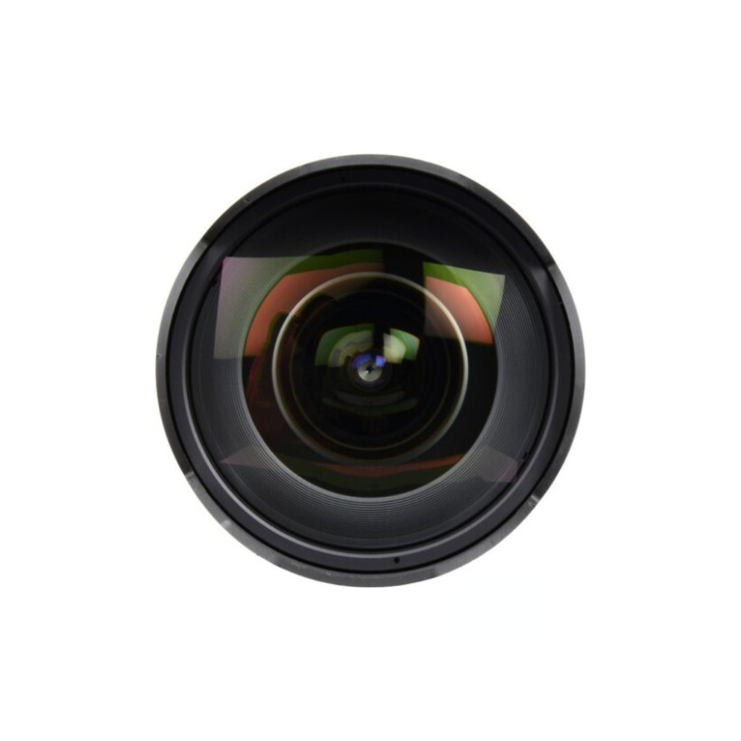 Used Samyang 14mm f/2.8 ED AS IF UMC ultra-wide angle lens for Nikon F mount available at Camera Club. Ideal for landscape, architecture, and astrophotography.