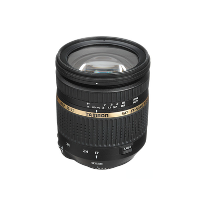 Used Tamron SP 17-50mm f/2.8 lens for Canon DSLR cameras available at Camera Club. Fast standard zoom lens ideal for portraits, travel, landscapes, and everyday photography.