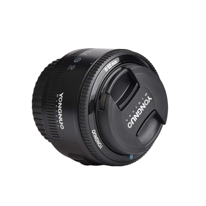 Used Yongnuo YN 50mm f/1.8 prime lens for Canon EF mount cameras available at Camera Club. Ideal for portraits, low-light photography, and everyday shooting.