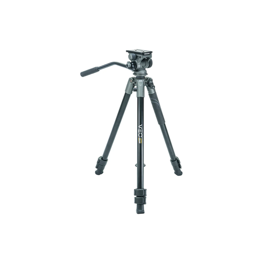 Unboxed Vanguard VEO II Pro 263AV aluminum video tripod kit with fluid head for professional camera and video shooting