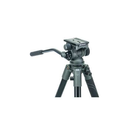 Unboxed Vanguard VEO II Pro 263AV aluminum video tripod kit with fluid head for professional camera and video shooting