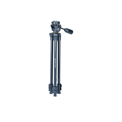 Unboxed Vanguard Vesta 203 AP aluminum tripod with 3-way pan head for cameras