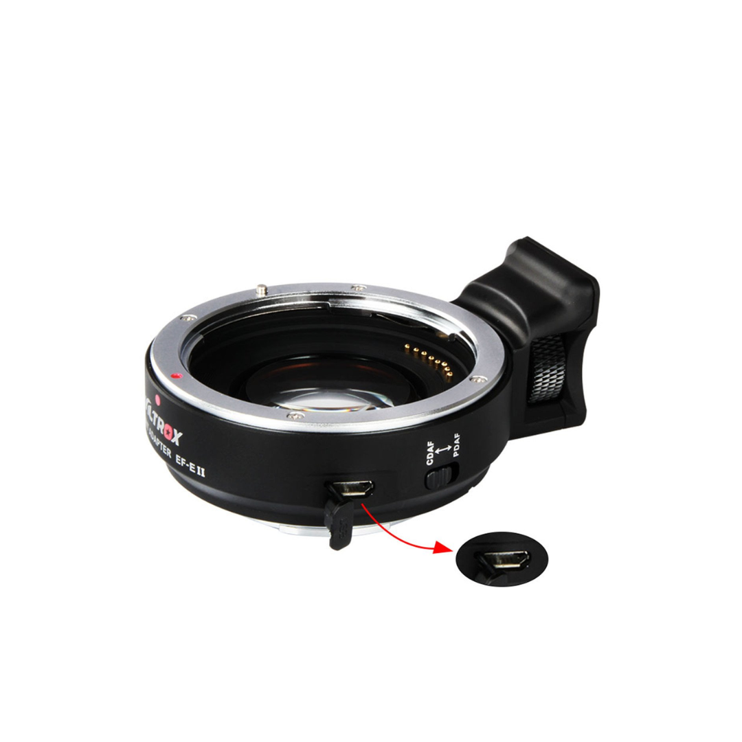 Unboxed Viltrox EF-E II lens mount adapter for Canon EF lens to Sony E-mount camera
