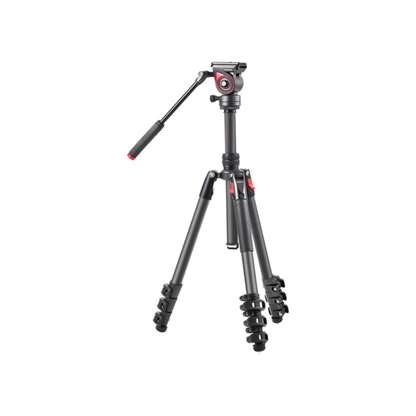 Miliboo Mufa-BK aluminium fluid video tripod kit for cameras