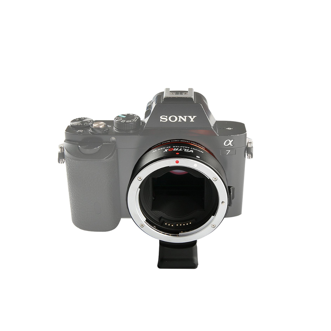 Unboxed Viltrox EF-NEX IV lens mount adapter for Canon EF lens to Sony E-mount camera compatibility