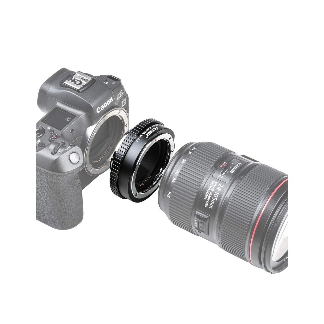 Unboxed Viltrox EF-R2 lens mount adapter for Canon EF lenses to RF mount mirrorless cameras
