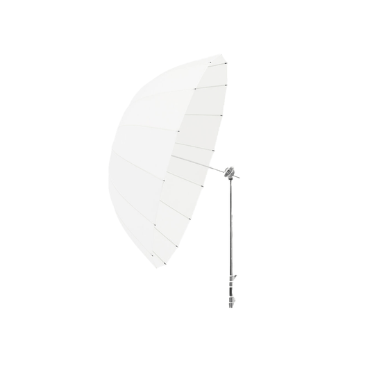 Unboxed Godox UB-130D deep parabolic softbox for studio flash lighting setup at Camera Club