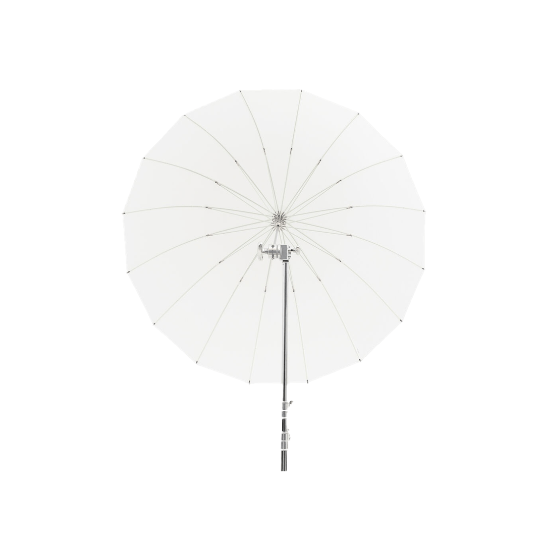 Unboxed Godox UB-130D deep parabolic softbox for studio flash lighting setup at Camera Club