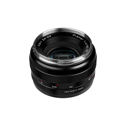 Unboxed ZEISS Planar T* 50mm f/1.4 ZE lens for Canon EF mount cameras